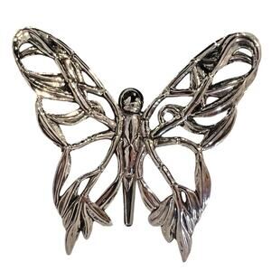 Vintage Silver John Hardy Butterfly Scarf Clip
